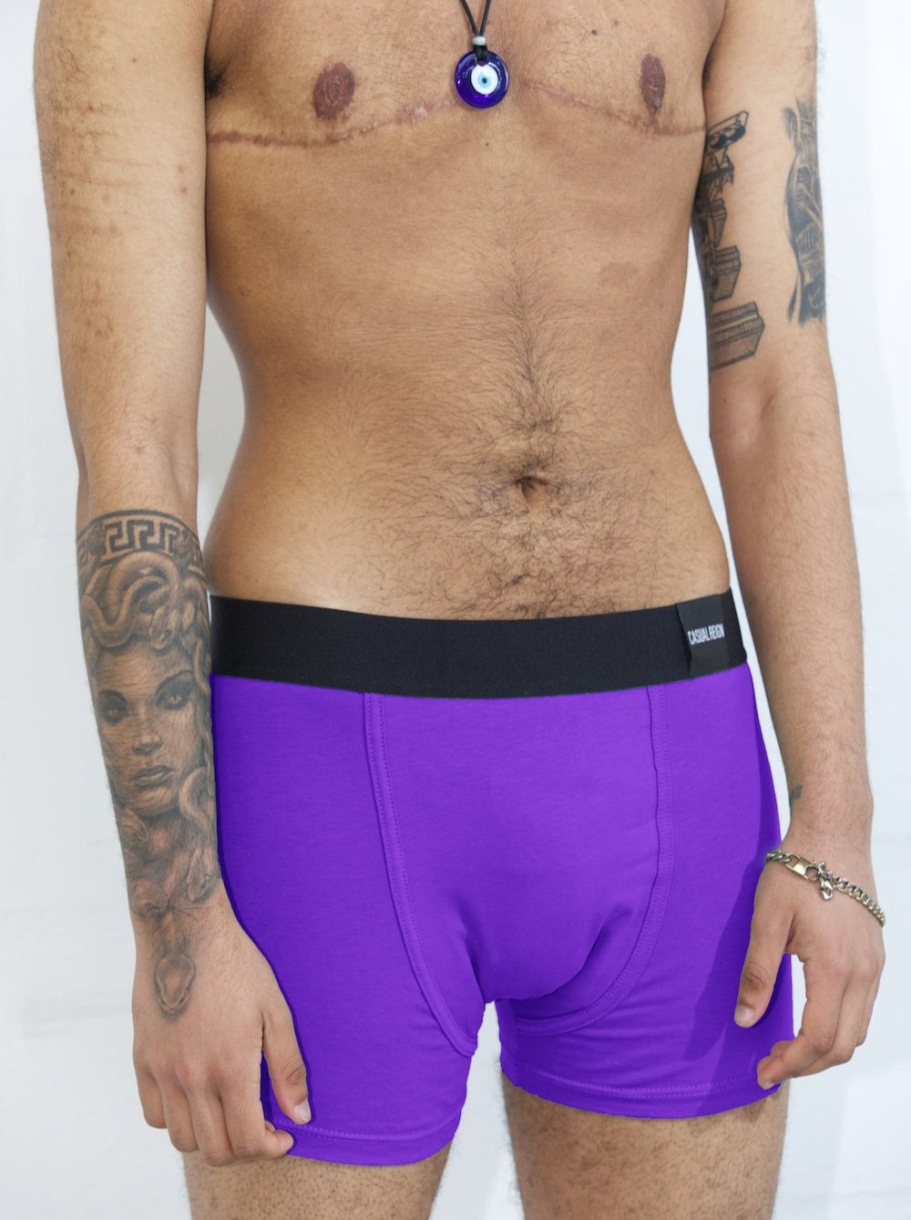 ESSENTIAL COLLECTION PURPLE PACKING BOXERS