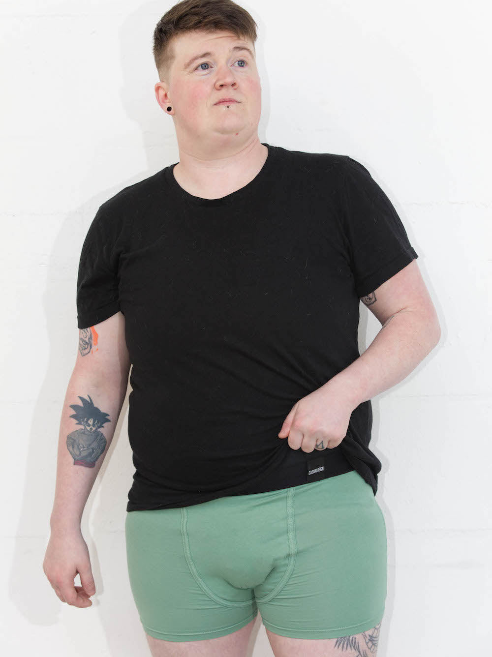 ESSENTIAL COLLECTION SAGE GREEN PACKING BOXERS