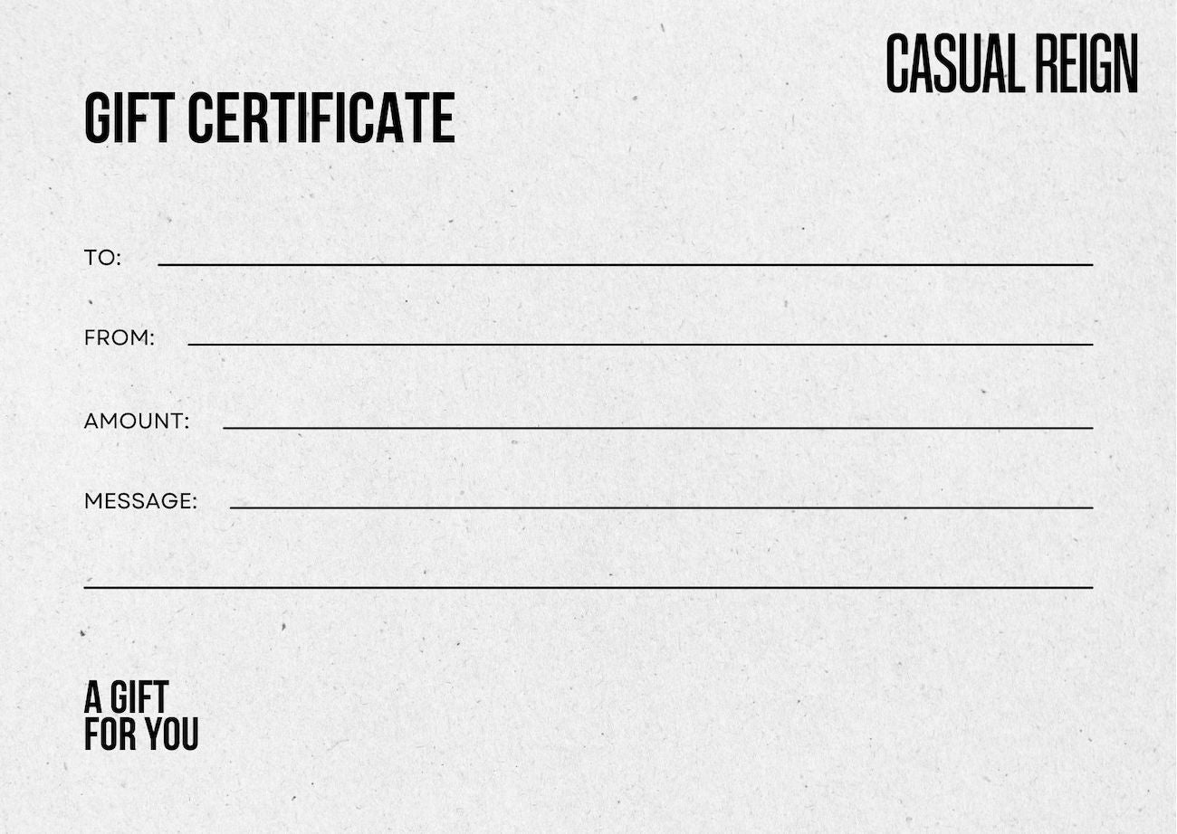Casual Reign E-Gift Card