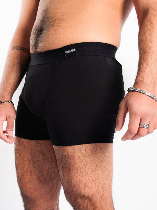 ESSENTIAL COLLECTION BLACK PACKING BOXERS